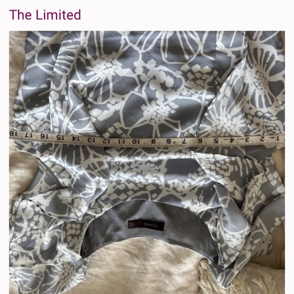 The Limited Grey Dress Sz 8 - Picture 2 of 4